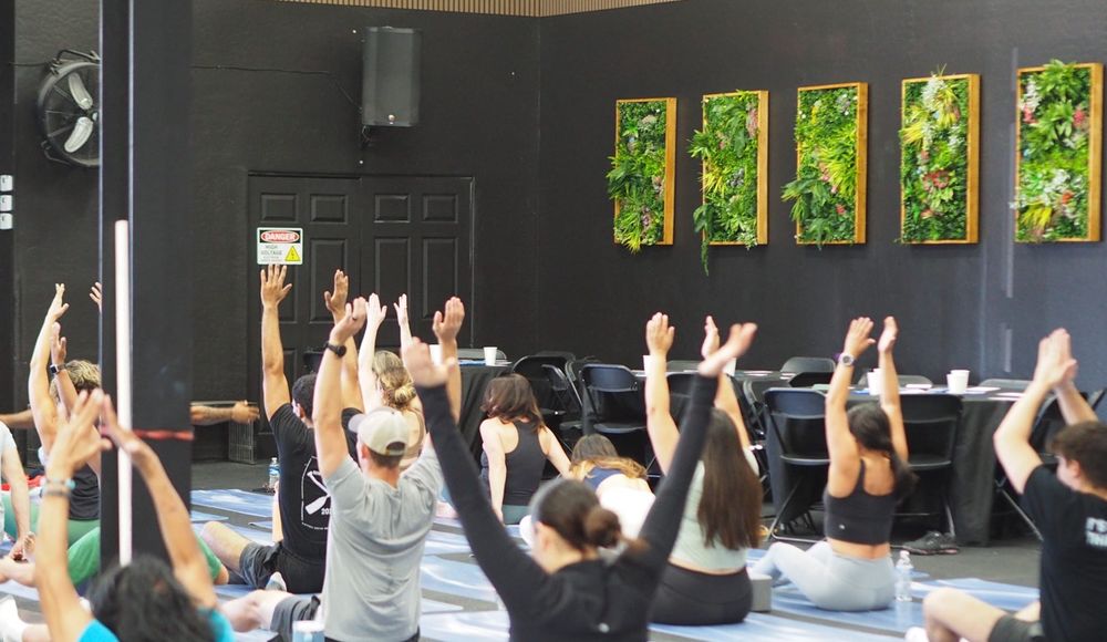 Yoga wellness session Barbell Saves